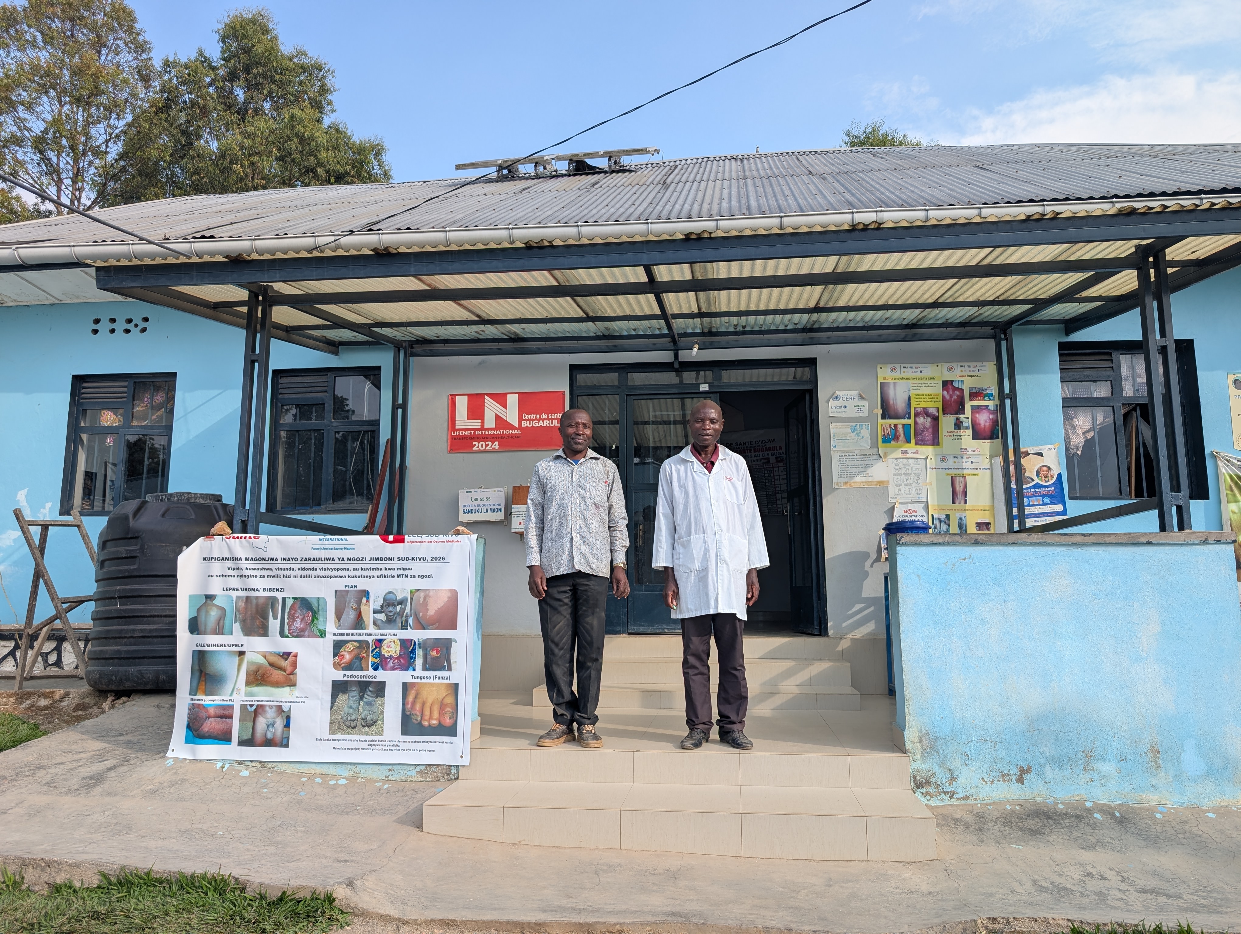 Travaux sur les structures sanitaires